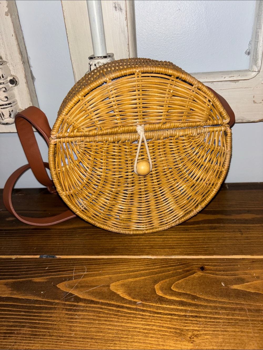 Abercrombie & Fitch Wicker Purse